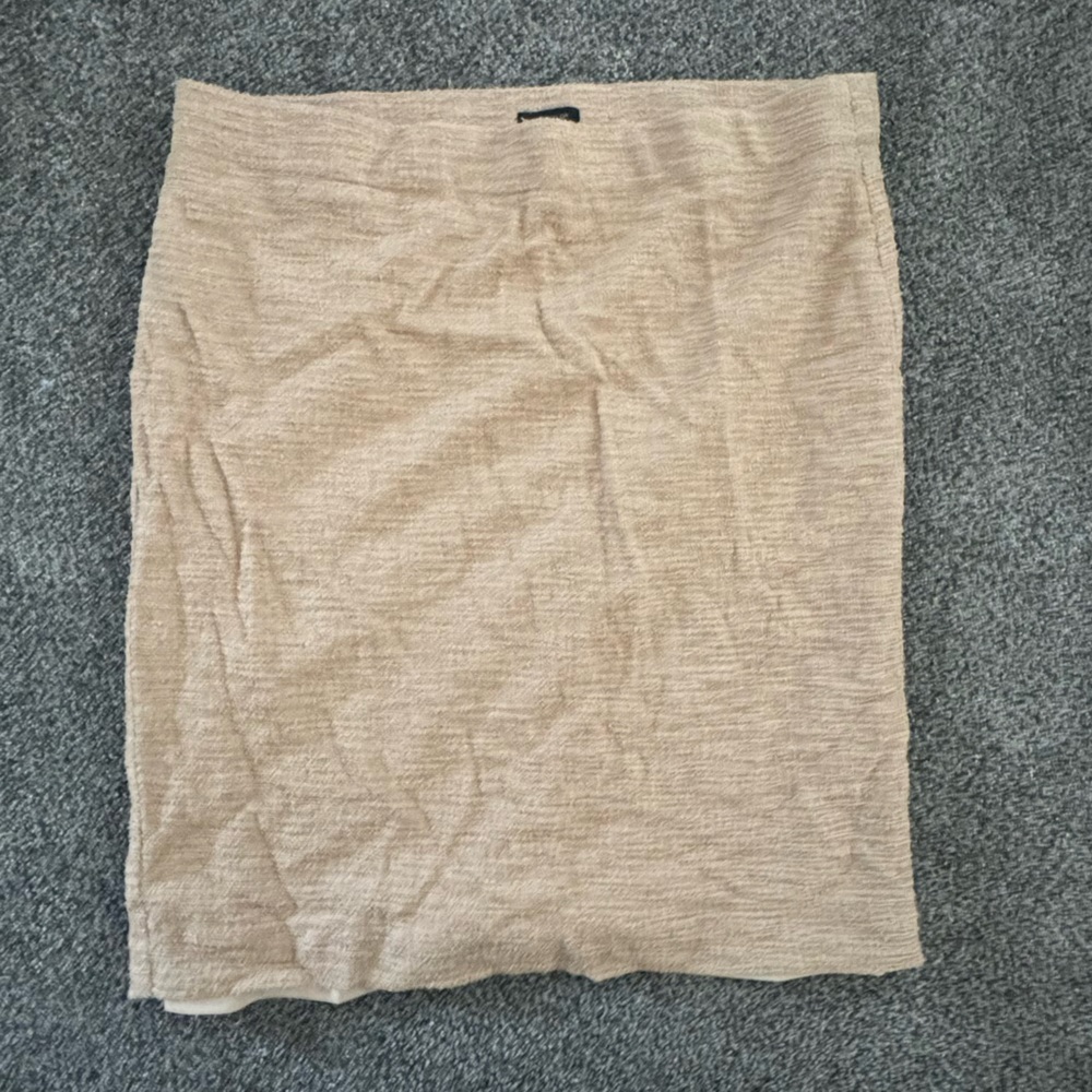 Ann Taylor Tan Pencil Skirt